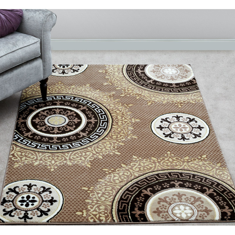 Marlow Home Co. Gold Area Rug Wayfair.co.uk